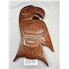 Image 1 : Nicely Carved Eagle Plaque Good Luck in Hunting Carved By Rocky Jones