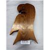 Image 2 : Nicely Carved Eagle Plaque Good Luck in Hunting Carved By Rocky Jones