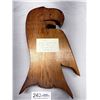 Image 3 : Nicely Carved Eagle Plaque Good Luck in Hunting Carved By Rocky Jones