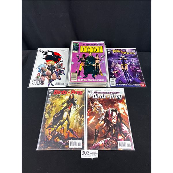 Lot of 20+ Comics on Board in Bag