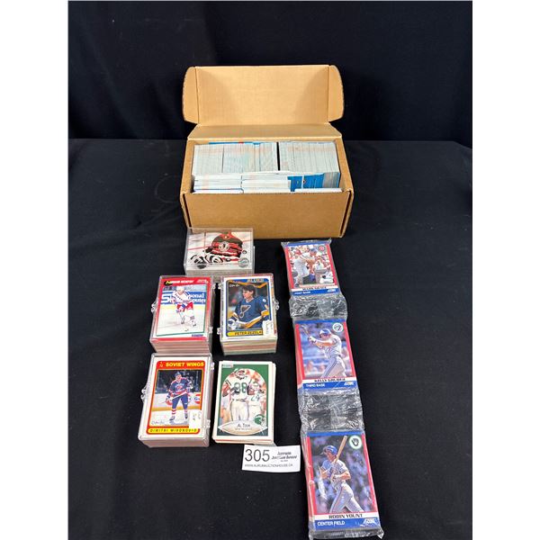 Large Lot of 80s and 90s Sports Cards