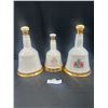 Image 4 : Lot of 3 Vintage Bells, Scotch Whiskey Porcelain Decanters Royal Family Empty
