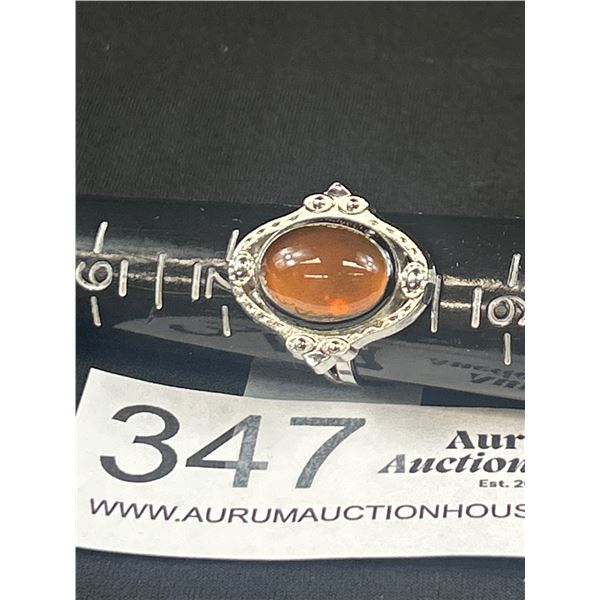 Vintage Silver Mood Ring Adjustable Size