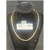 Image 1 : Two Tone Gold + Silver Choker Necklace