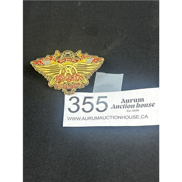 2009 Aero Force One, Aerosmith This is Rock n Roll Pin or Badge