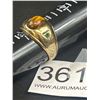 Image 2 : Large Size 12 1/2 Gold Plated Men's Ring