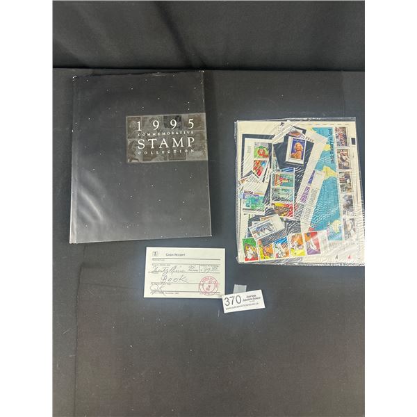1995 US Commemorative Stamp Book with Stamps Never Used