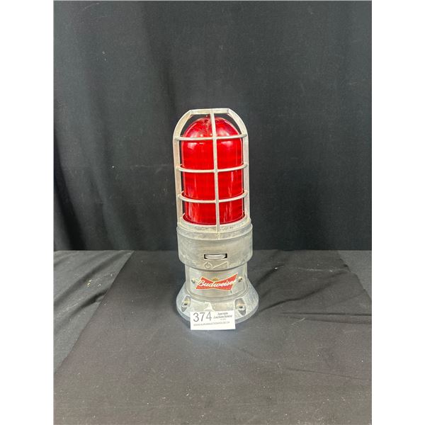 Good Working Order Budweiser Light Up Goal Light Makes Sound