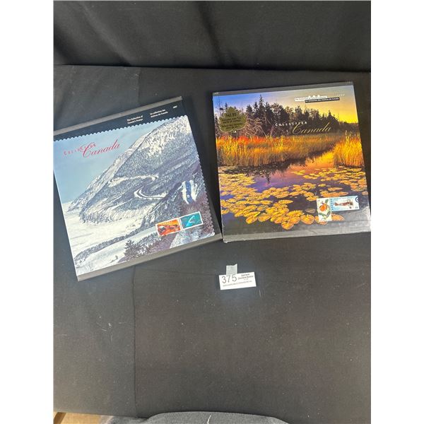 Never Used 1997 and 99 Canadian Collectors Stamp Books