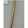 Image 2 : Heavy Vintage Box Link Gold Chain Marked 14 Auctioneer Believes It's Gold Plated