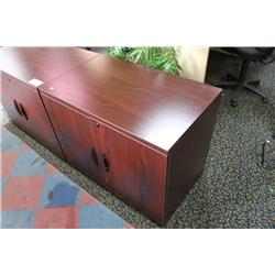 Mahogany 2 Door Storage Cabinet