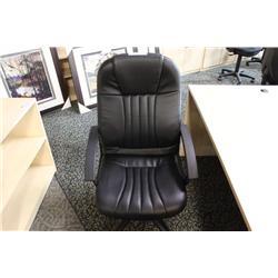 Black Leather Highback Executive Chair