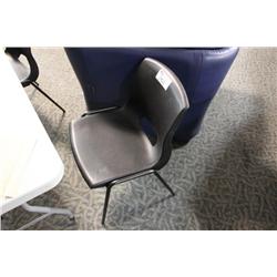 Black Heavy Duty Stacking Chair