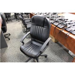 Black Leather High Back Executive Chair