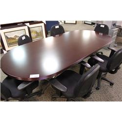 Mahogany 8 Ft Boardroom Table