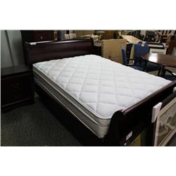 Mahogany Queen Anne Bedroom Suite With Box Spring