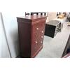 Image 3 : Mahogany Queen Anne Bedroom Suite With Box Spring