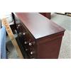 Image 4 : Mahogany Queen Anne Bedroom Suite With Box Spring
