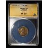 Image 1 : 1909-S LINCOLN CENT ANACS VF-20