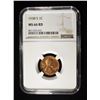 Image 1 : 1938-S LINCOLN CENT NGC MS-66 RD