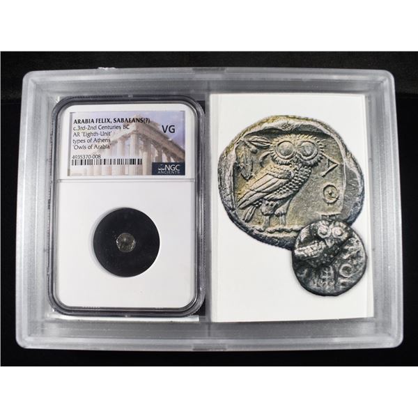 c.3RD-2ND CENTURIES BC AR 'EIGHTH-UNIT' NGC VG