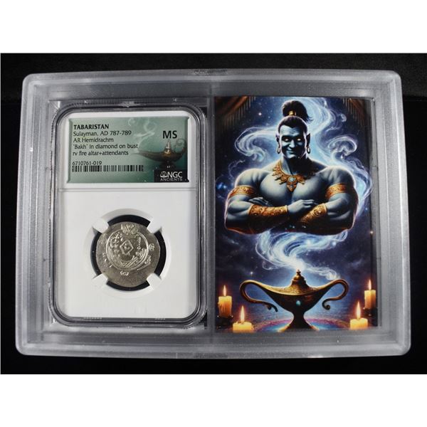 AD 787-789 TABARISTAN NGC MS