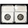 Image 2 : (2)1962 FRANKLIN HALVES PR DCAM PCI PERFECT GEM BU