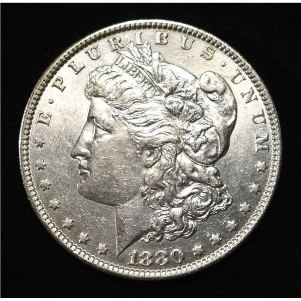 1880-O MORGAN DOLLAR AU/BU
