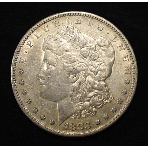 1883-S MORGAN DOLLAR AU