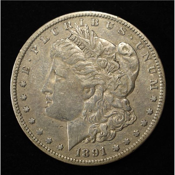 1891-O MORGAN DOLLAR XF