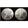 Image 1 : 1997 & 1998 AMERICAN SILVER EAGLES