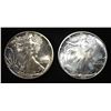 Image 1 : 1989 &1990 AMERICAN SILVER EAGLES