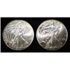 Image 1 : 2003 & 2004 AMERICAN SILVER EAGLES