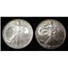 Image 1 : 2005 & 2006 AMERICAN SILVER EAGLES