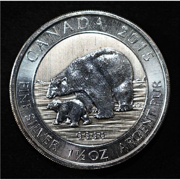 2015 CANADA 1.5 OZ .9999 SILVER ROUND