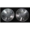 Image 1 : 2015, 2020 .9999 SILVER CANADA MAPLE ROUNDS