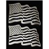 Image 1 : (2) WAVING FLAG 1 TROY OUNCE .999 SILVER