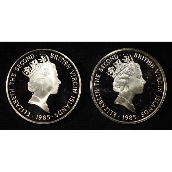 (2) 92.5% STERLING FOREIGN COINS