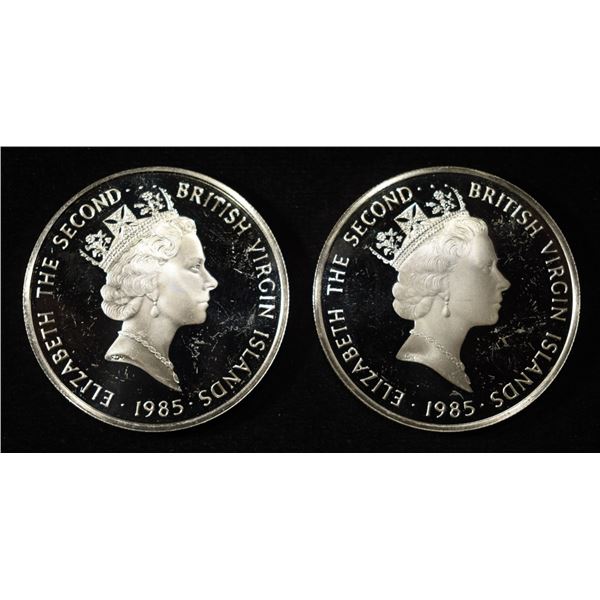 (2) 92.5% STERLING FOREIGN COINS
