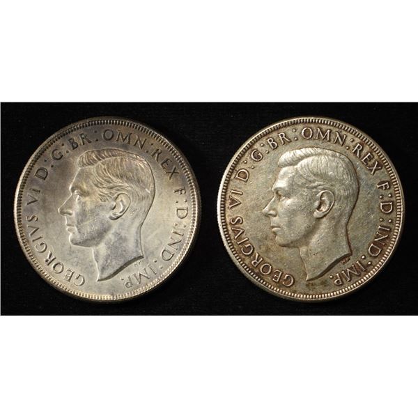 (2) 92.5% STERLING FOREIGN COINS