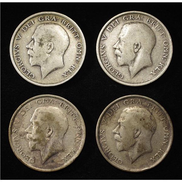 (4) 92.5% STERLING FOREIGN COINS