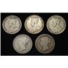 Image 1 : (5) 92.5% STERLING FOREIGN COINS