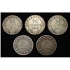 Image 2 : (5) 92.5% STERLING FOREIGN COINS