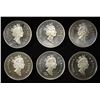 Image 1 : (6) 92.5% STERLING CANADIAN HALVES
