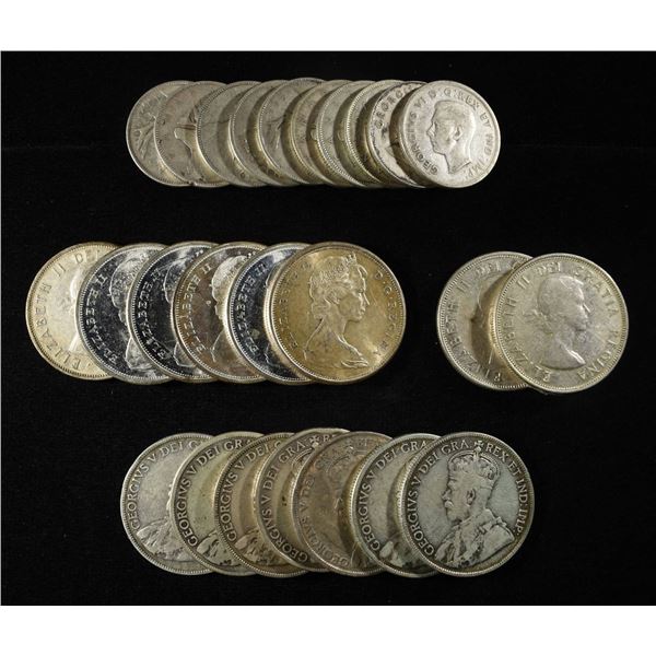 ($10) 80% SILVER MIXED CANADIAN