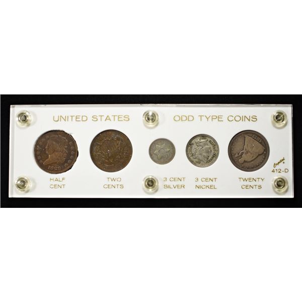 OBSOLETE TYPE SET IN CAPITAL PLASTIC