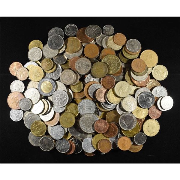 5 LB MIXED FOREIGN COINS