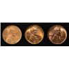 Image 1 : 1925, 1928, & 1938-D LINCOLN CENTS CH BU
