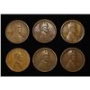 Image 1 : (6) SEMI KEY LINCOLN WHEAT CENTS