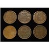 Image 2 : (6) SEMI KEY LINCOLN WHEAT CENTS
